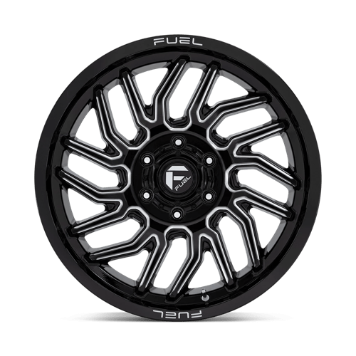 Fuel Offroad D807 HURRICANE Gloss Black Milled 20x9 +20 6x139.7mm 106.1mm - Wheelwiz