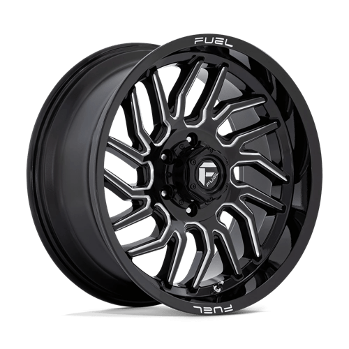 Fuel Offroad D807 HURRICANE Gloss Black Milled 20x9 +1 6x135mm 87.1mm - Wheelwiz