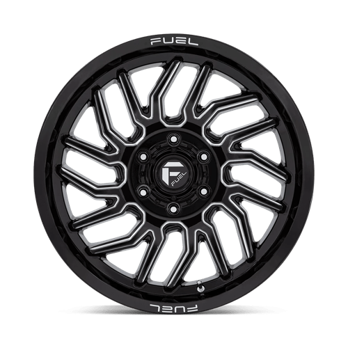 Fuel Offroad D807 HURRICANE Gloss Black Milled 20x9 +1 6x135mm 87.1mm - Wheelwiz