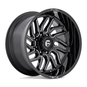 Fuel Offroad D807 HURRICANE Gloss Black Milled 22x12 -44 6x135mm 87.1mm