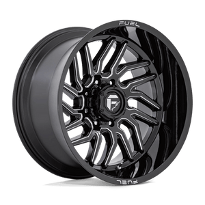 Fuel Offroad D807 HURRICANE Gloss Black Milled 20x10 -18 5x139.7mm 78.1mm - Wheelwiz