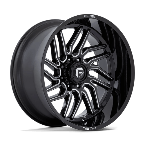 Fuel Offroad D807 HURRICANE Gloss Black Milled 24x12 -44 8x165.1mm 125.1mm - Wheelwiz