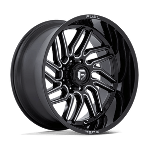 Fuel Offroad D807 HURRICANE Gloss Black Milled 24x12 -44 8x165.1mm 125.1mm - Wheelwiz