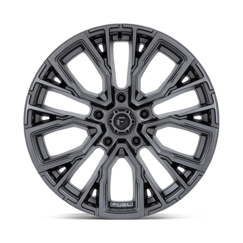 Fuel Offroad D848 REBAR Matte Gunmetal 20x10 -18 5x127mm 71.5mm - Wheelwiz