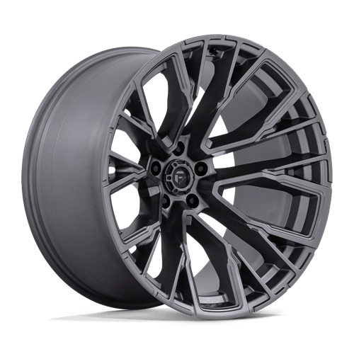 Fuel Offroad D848 REBAR Matte Gunmetal 22x12 -44 5x127mm 71.5mm - Wheelwiz