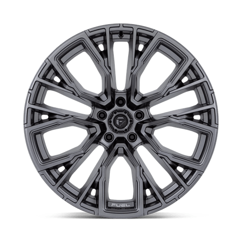 Fuel Offroad D848 REBAR Matte Gunmetal 22x12 -44 5x127mm 71.5mm - Wheelwiz