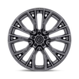 Fuel Offroad D848 REBAR Matte Gunmetal 22x12 -44 5x127mm 71.5mm - Wheelwiz
