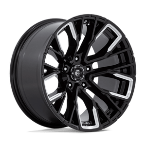 Fuel Offroad D849 REBAR Gloss Black Milled 20x10 -18 5x139.7mm 78.1mm - Wheelwiz