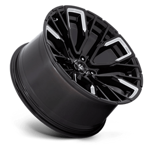 Fuel Offroad D849 REBAR Gloss Black Milled 20x10 -18 5x139.7mm 78.1mm - Wheelwiz