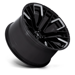 Fuel Offroad D849 REBAR Gloss Black Milled 22x12 -44 5x127mm 71.5mm - Wheelwiz