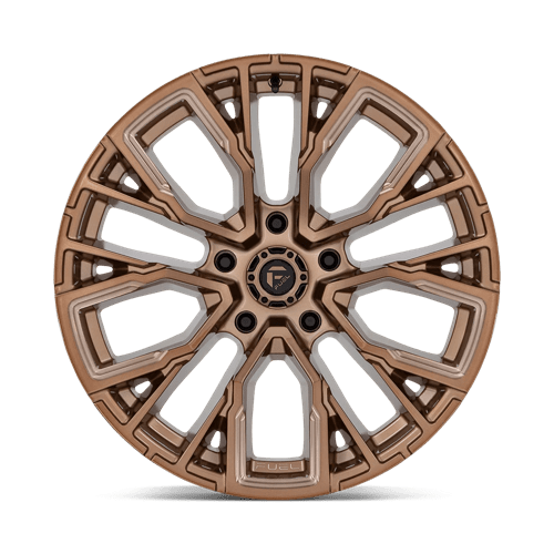 Fuel Offroad D850 REBAR Platinum Bronze Milled 20x10 -18 5x127mm 71.5mm - Wheelwiz