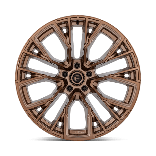 Fuel Offroad D850 REBAR Platinum Bronze Milled 22x12 -44 5x127mm 71.5mm - Wheelwiz