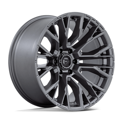 Fuel Offroad D848 REBAR Matte Gunmetal 17x9 +1 6x135mm 87.1mm - Wheelwiz