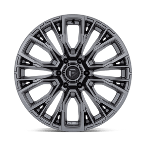 Fuel Offroad D848 REBAR Matte Gunmetal 17x9 -12 6x139.7mm 106.1mm - Wheelwiz