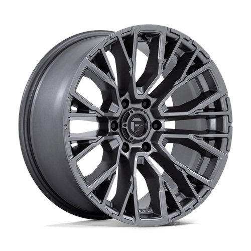 Fuel Offroad D848 REBAR Matte Gunmetal 20x9 +1 6x139.7mm 106.1mm - Wheelwiz