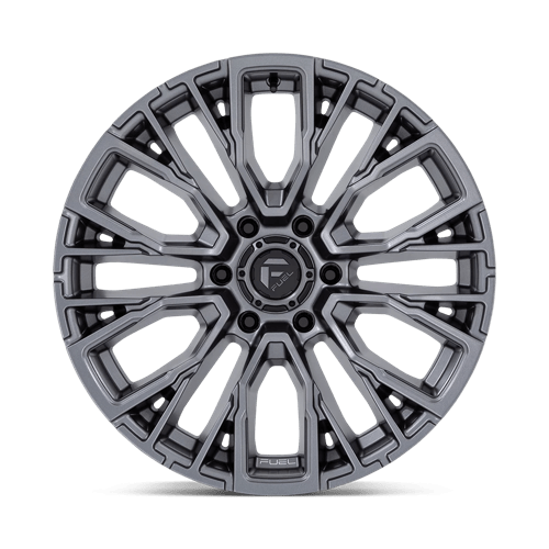 Fuel Offroad D848 REBAR Matte Gunmetal 20x9 +1 6x135mm 87.1mm