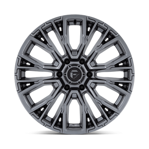 Fuel Offroad D848 REBAR Matte Gunmetal 20x9 +20 6x139.7mm 106.1mm - Wheelwiz