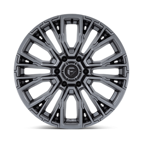 Fuel Offroad D848 REBAR Matte Gunmetal 20x9 +20 6x135mm 87.1mm - Wheelwiz