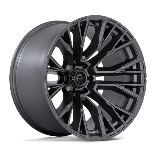 Fuel Offroad D848 REBAR Matte Gunmetal 22x12 -44 6x139.7mm 106.1mm - Wheelwiz
