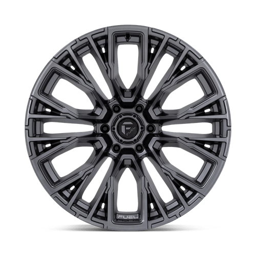 Fuel Offroad D848 REBAR Matte Gunmetal 22x12 -44 6x139.7mm 106.1mm - Wheelwiz