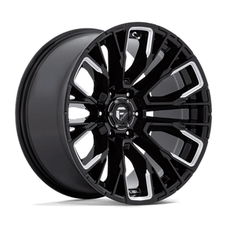 Fuel Offroad D849 REBAR Gloss Black Milled 22x9.5 0 6x135mm 87.1mm
