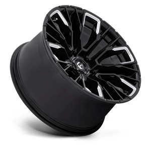 Fuel Offroad D849 REBAR Gloss Black Milled 20x10 -18 6x139.7mm 106.1mm - Wheelwiz