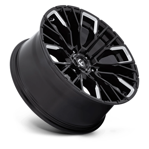 Fuel Offroad D849 REBAR Gloss Black Milled 20x9 +1 6x135mm 87.1mm - Wheelwiz
