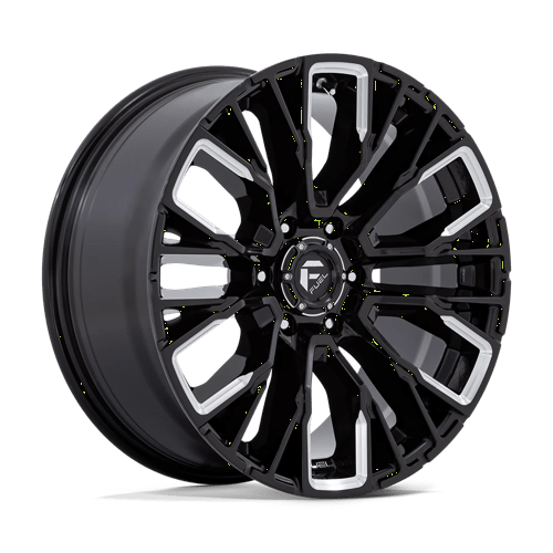 Fuel Offroad D849 REBAR Gloss Black Milled 20x9 +20 6x135mm 87.1mm - Wheelwiz