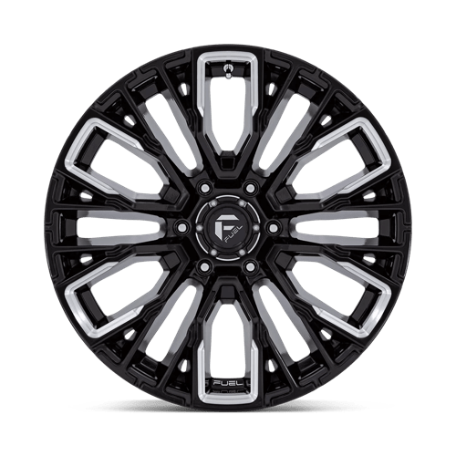Fuel Offroad D849 REBAR Gloss Black Milled 20x9 +20 6x135mm 87.1mm - Wheelwiz