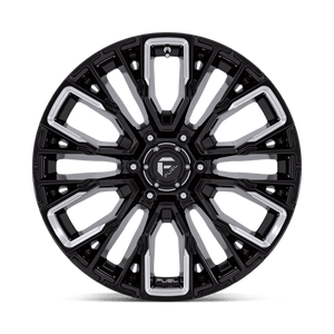 Fuel Offroad D849 REBAR Gloss Black Milled 20x9 +20 6x135mm 87.1mm - Wheelwiz