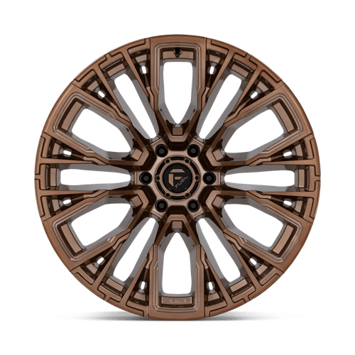 Fuel Offroad D850 REBAR Platinum Bronze Milled 22x12 -44 6x135mm 87.1mm - Wheelwiz
