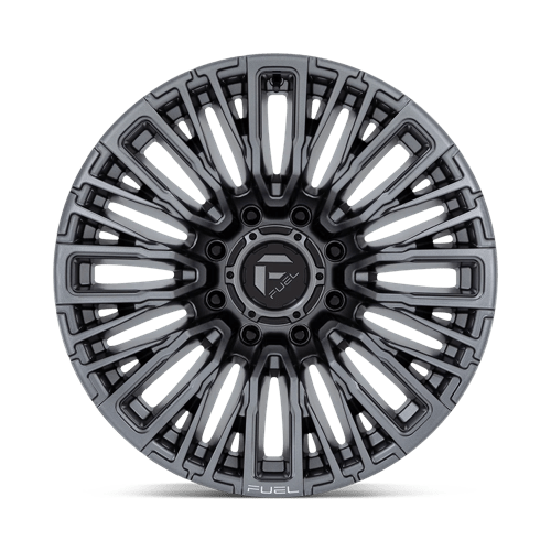 Fuel Offroad D848 REBAR Matte Gunmetal 20x10 -18 8x180mm 124.2mm - Wheelwiz