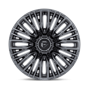 Fuel Offroad D848 REBAR Matte Gunmetal 20x10 -18 8x180mm 124.2mm - Wheelwiz