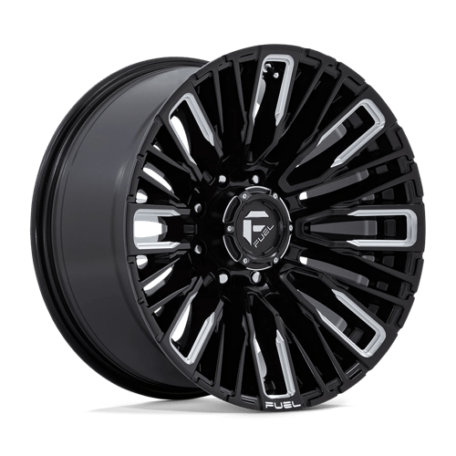 Fuel Offroad D849 REBAR Gloss Black Milled 20x10 -18 8x170mm 125.1mm - Wheelwiz