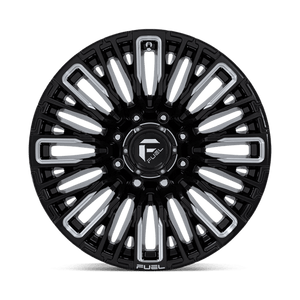 Fuel Offroad D849 REBAR Gloss Black Milled 20x10 -18 8x180mm 124.2mm - Wheelwiz