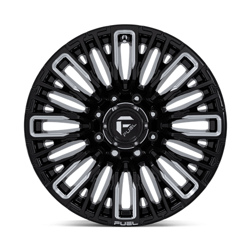 Fuel Offroad D849 REBAR Gloss Black Milled 20x10 -18 8x170mm 125.1mm - Wheelwiz