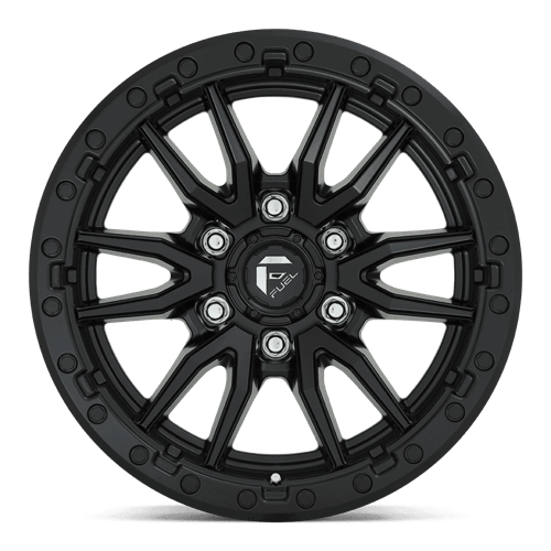 Fuel Offroad D679 REBEL Matte Black 17x9 -12 6x139.7mm 106.1mm