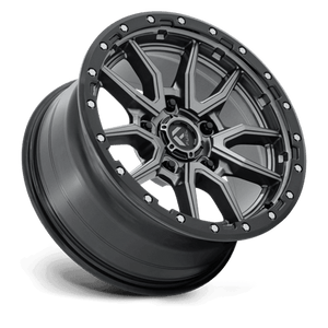Fuel Offroad D680 REBEL Matte Gunmetal Black Bead Ring 17x9 +1 5x150mm 110.1mm - Wheelwiz