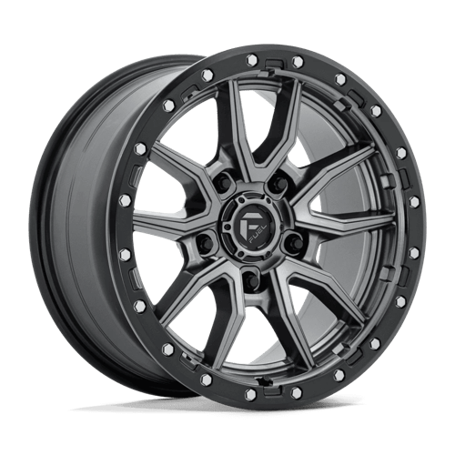 Fuel Offroad D680 REBEL Matte Gunmetal Black Bead Ring 18x9 +1 5x127mm 71.5mm - Wheelwiz