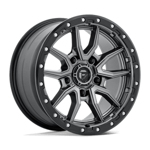 Fuel Offroad D680 REBEL Matte Gunmetal Black Bead Ring 18x9 +1 5x127mm 71.5mm - Wheelwiz