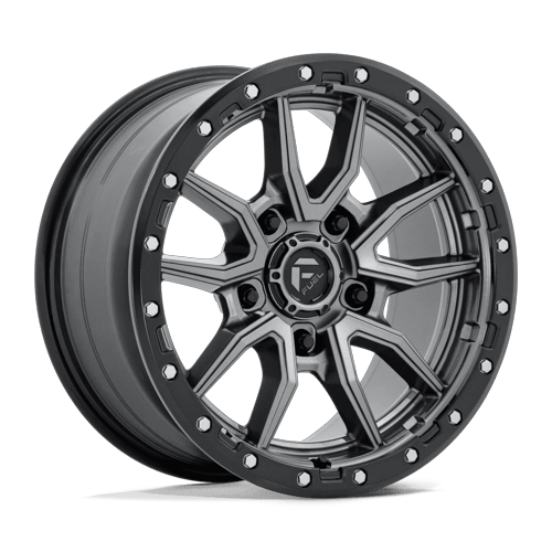 Fuel Offroad D680 REBEL Matte Gunmetal Black Bead Ring 18x9 +1 5x139.7mm 78.1mm