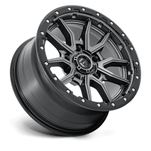 Fuel Offroad D680 REBEL Matte Gunmetal Black Bead Ring 18x9 +1 5x127mm 71.5mm