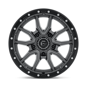 Fuel Offroad D680 REBEL Matte Gunmetal Black Bead Ring 18x9 +1 5x127mm 71.5mm - Wheelwiz