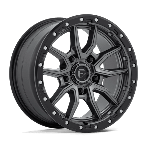 Fuel Offroad D680 REBEL Matte Gunmetal Black Bead Ring 18x9 +20 5x127mm 71.5mm