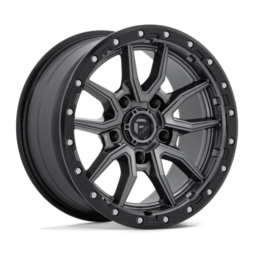 Fuel Offroad D680 REBEL Matte Gunmetal Black Bead Ring 18x9 +20 5x150mm 110.1mm - Wheelwiz