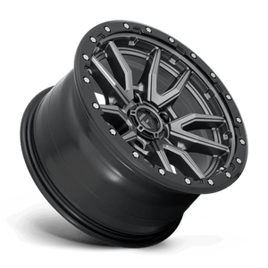Fuel Offroad D680 REBEL Matte Gunmetal Black Bead Ring 18x9 -12 5x139.7mm 78.1mm