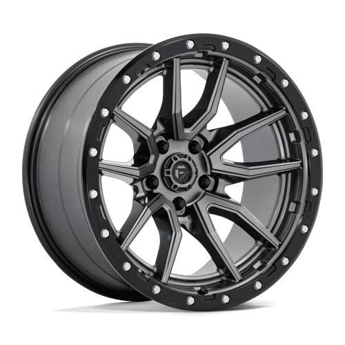Fuel Offroad D680 REBEL Matte Gunmetal Black Bead Ring 20x10 -18 5x139.7mm 78.1mm