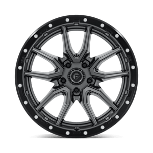 Fuel Offroad D680 REBEL Matte Gunmetal Black Bead Ring 20x10 -18 5x139.7mm 78.1mm
