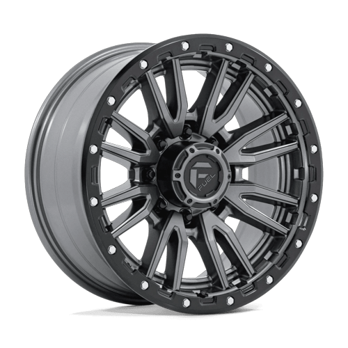 Fuel Offroad D680 REBEL Matte Gunmetal Black Bead Ring 20x9 +1 8x165.1mm 125.1mm