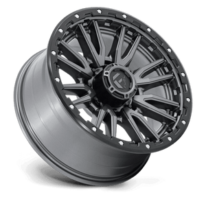 Fuel Offroad D680 REBEL Matte Gunmetal Black Bead Ring 20x9 +1 8x180mm 124.2mm